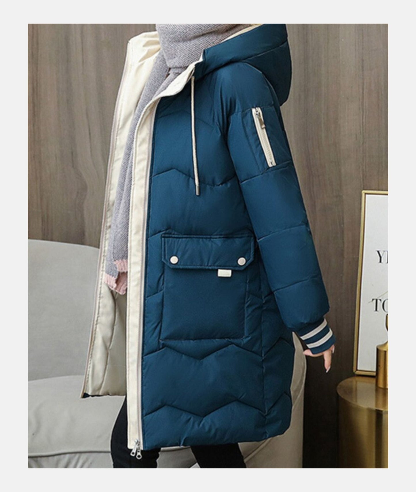 Stijlvolle Winterjas voor Dames met Elegante Pasvorm – Perfect voor de Koude Maanden