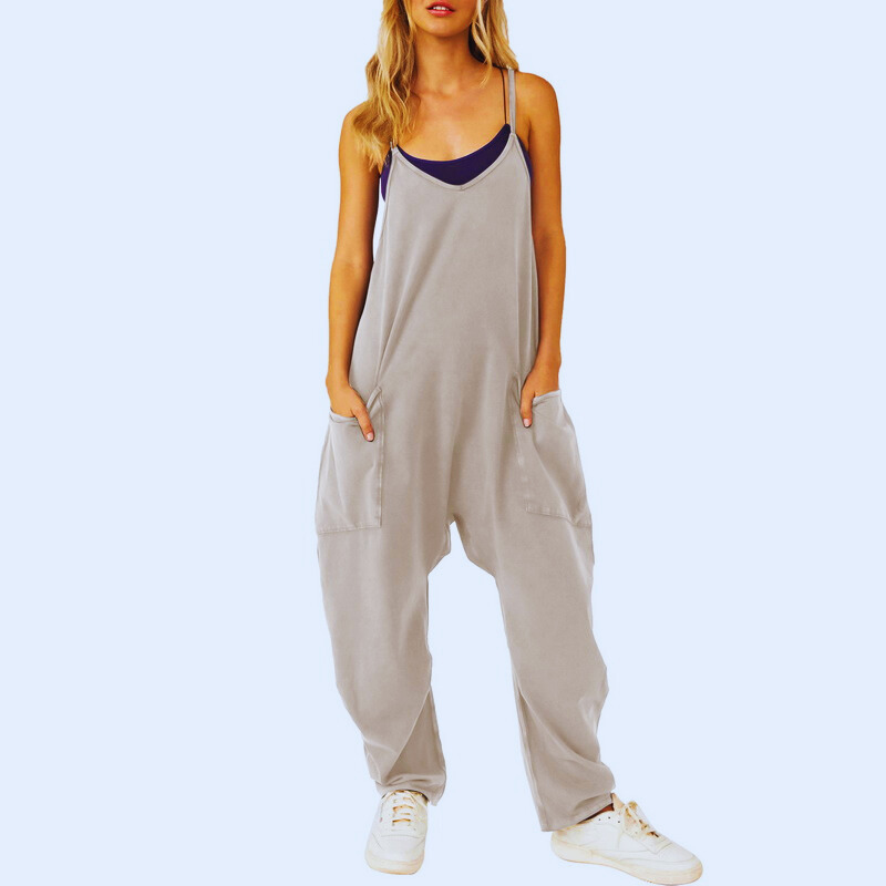 Vrouwelijke Jumpsuit Baggy Zomerjurk Relaxt