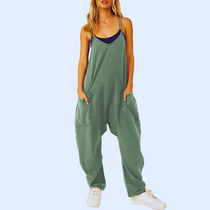 Vrouwelijke Jumpsuit Baggy Zomerjurk Relaxt