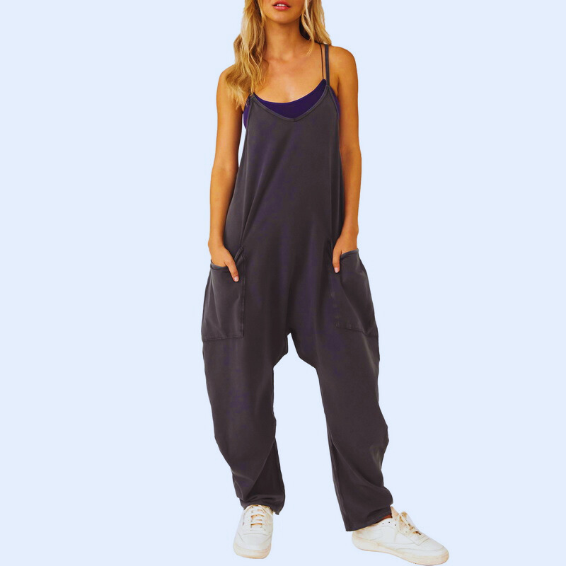 Vrouwelijke Jumpsuit Baggy Zomerjurk Relaxt