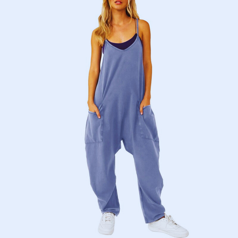 Vrouwelijke Jumpsuit Baggy Zomerjurk Relaxt