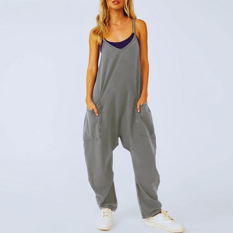 Vrouwelijke Jumpsuit Baggy Zomerjurk Relaxt