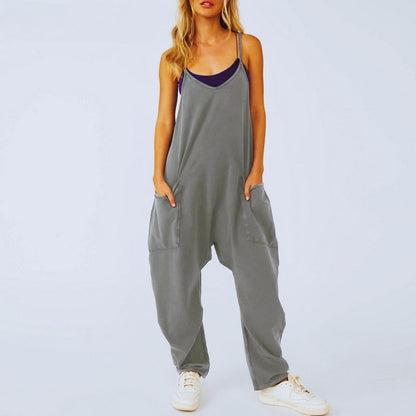 Vrouwelijke Jumpsuit Baggy Zomerjurk Relaxt