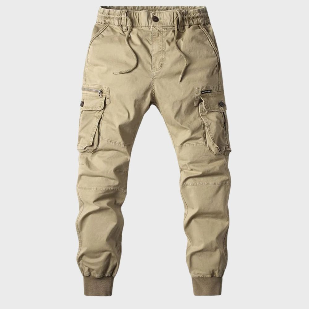 Heren Joggers Cargo Broek Zwart Titan Stijl - Mode Vibes