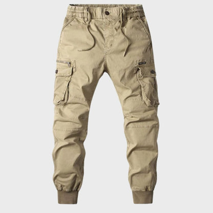 Heren Joggers Cargo Broek Zwart Titan Stijl - Mode Vibes