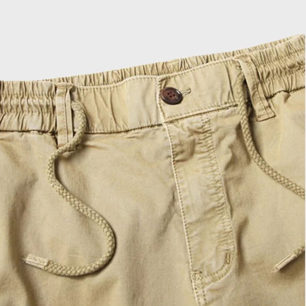 Heren Joggers Cargo Broek Zwart Titan Stijl