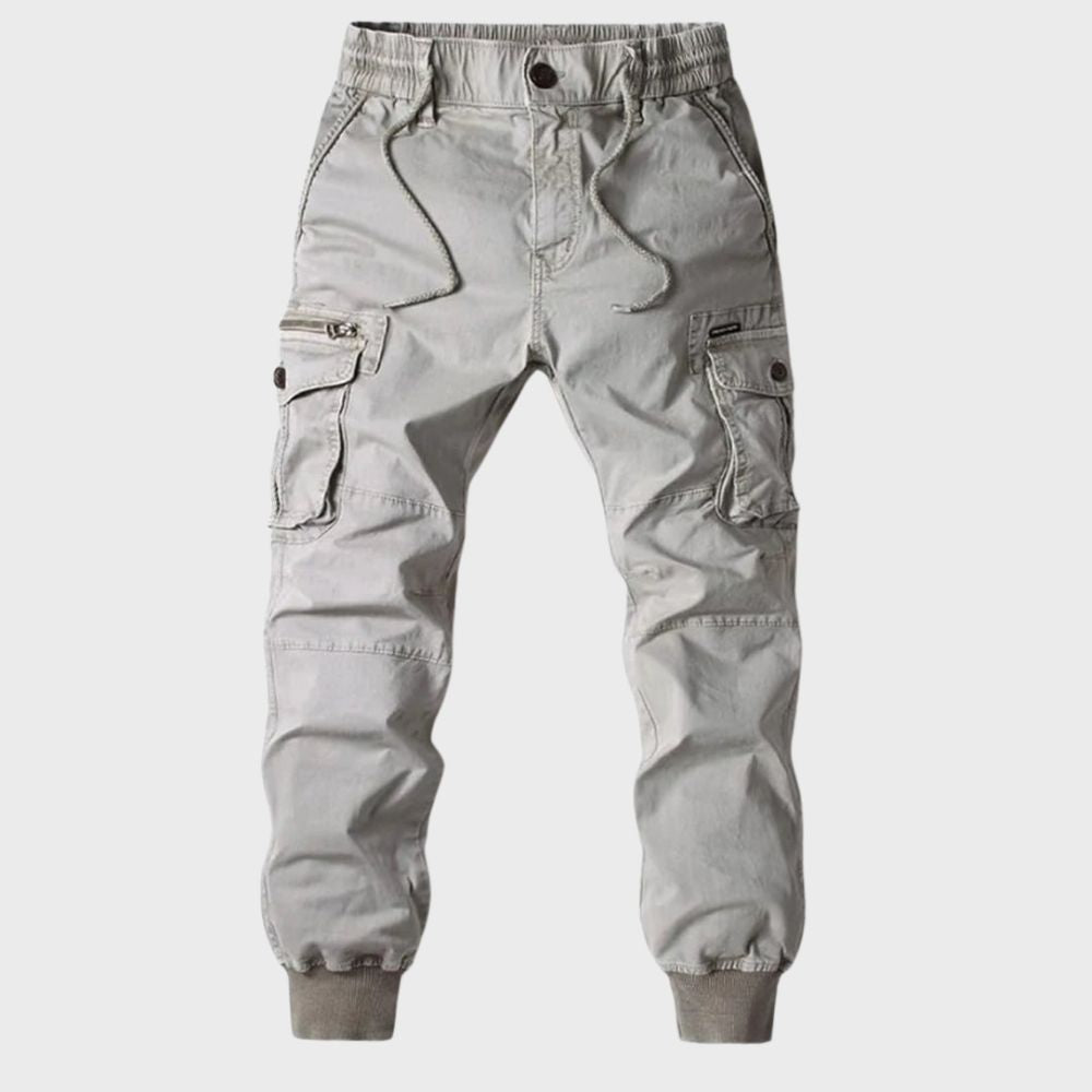 Heren Joggers Cargo Broek Zwart Titan Stijl