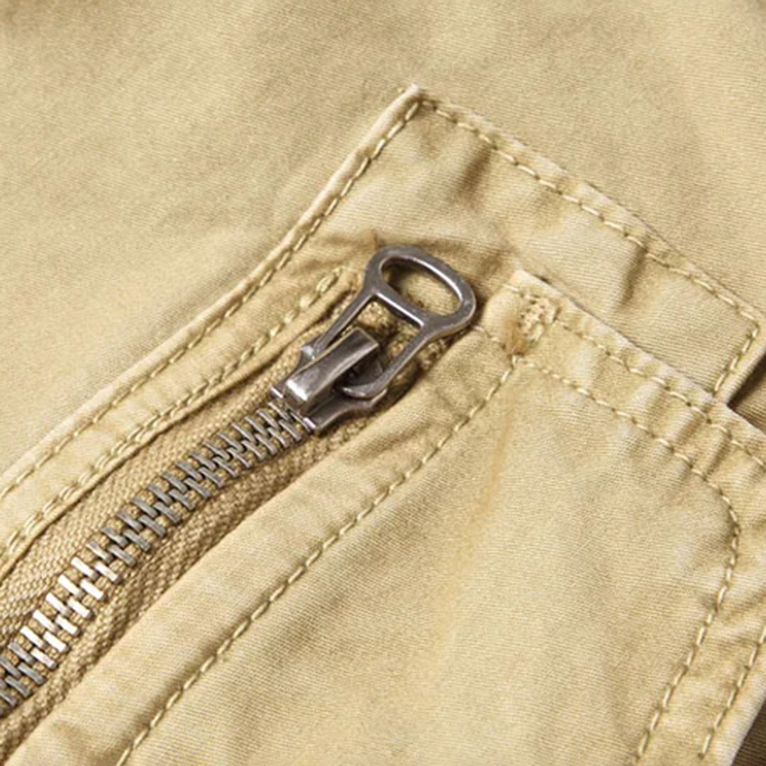 Heren Joggers Cargo Broek Zwart Titan Stijl