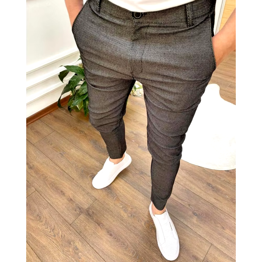Siem Heren Chino Jogger Slim Fit Comfortabele Broek