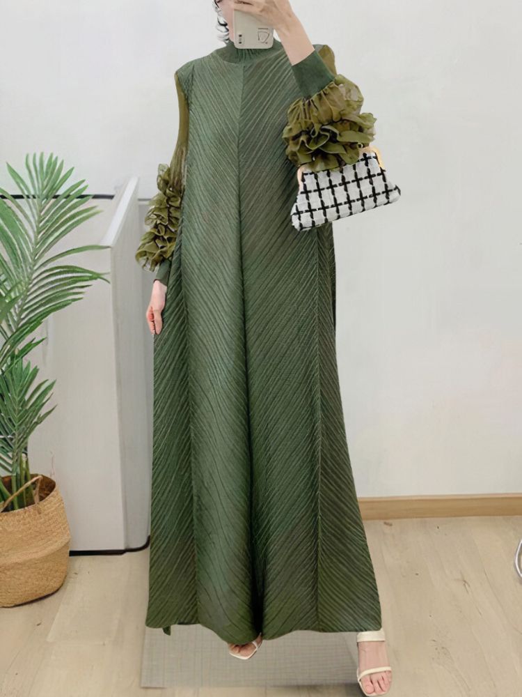 Maxi-Jurk Elegante Wijdvallend voor Vrouw