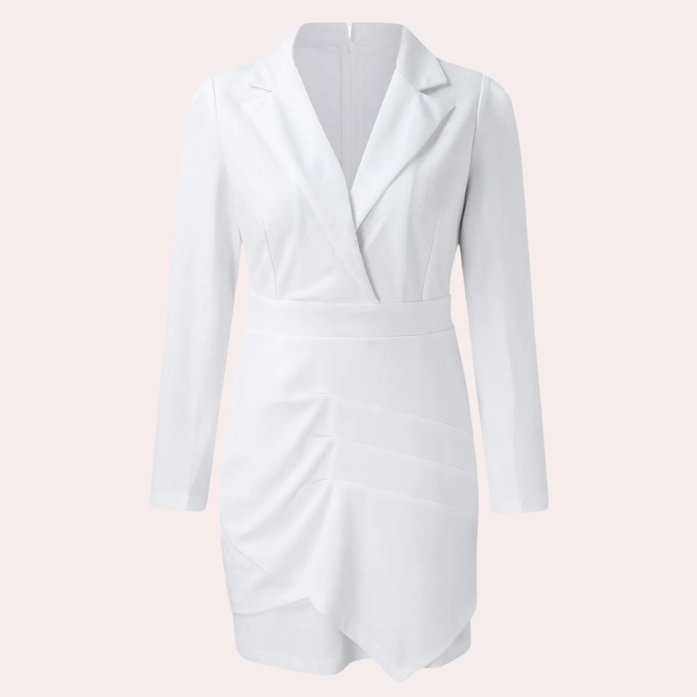 Luxe Blazerjurk Elegante Klasieke Jurk voor Vrouw