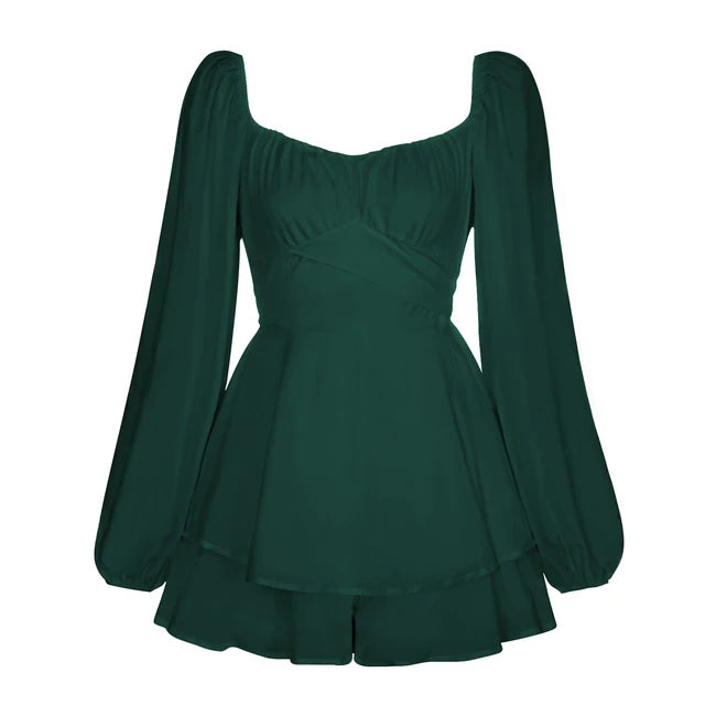 Vanessa | Mini abito a maniche lunghe Ruffle Dream