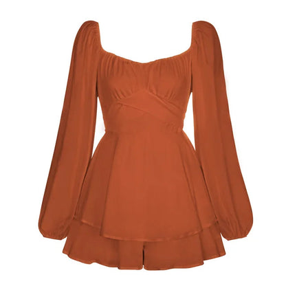 Vanessa | Mini abito a maniche lunghe Ruffle Dream