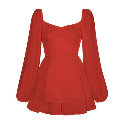 Vanessa | Mini abito a maniche lunghe Ruffle Dream