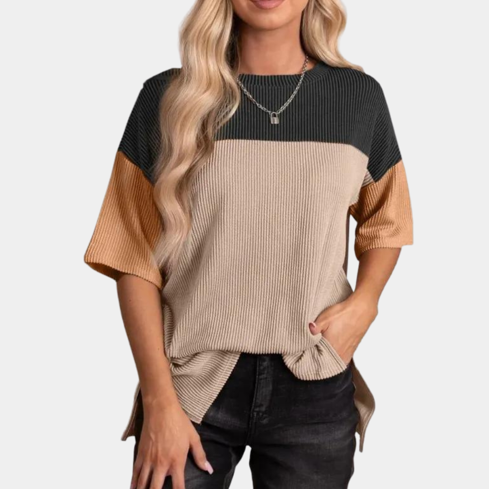 Losse Dames T Shirt Moeiteloos Cool Casual Look - Mode Vibes