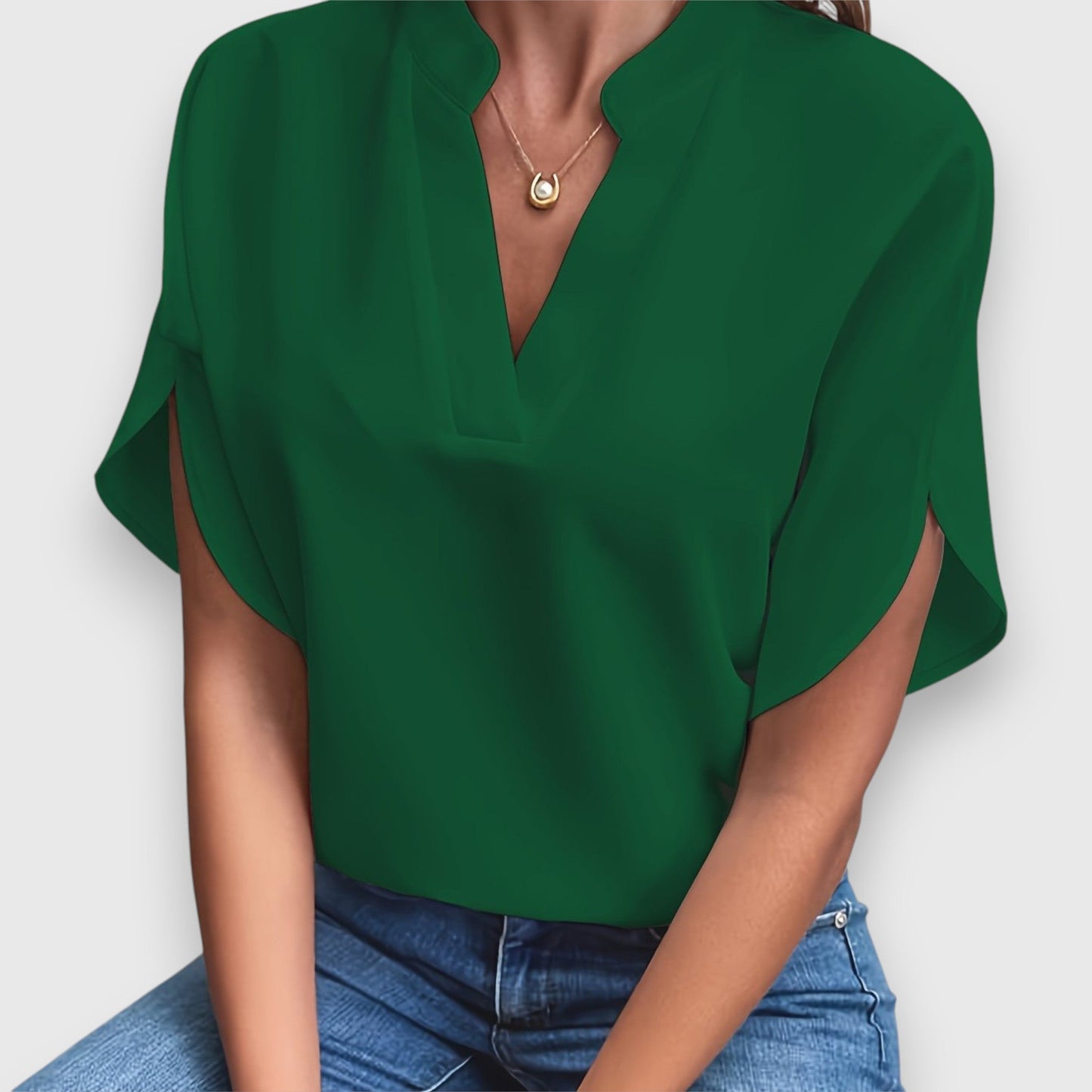 Dames Blouse Elegant Slim Fit