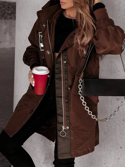 Veliora | Elegante giacca con cappuccio da donna 2