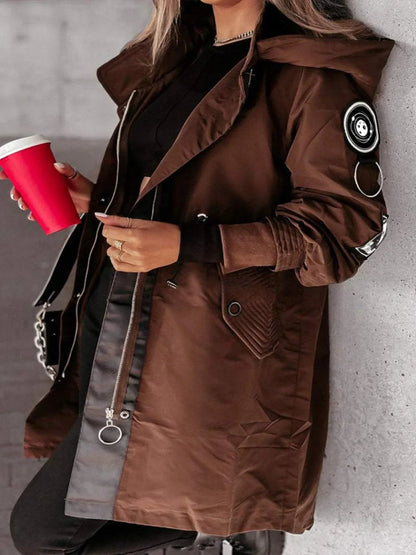 Veliora | Elegante giacca con cappuccio da donna 4