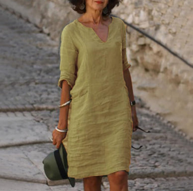 Sienna | Abito corto chic con scollo a V