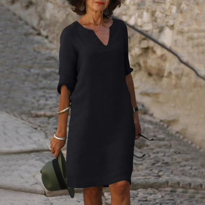 Sienna | Abito corto chic con scollo a V