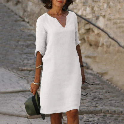 Sienna | Abito corto chic con scollo a V