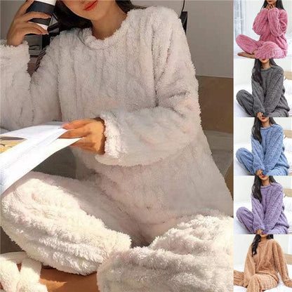 Dames Pyjama Fleece Comfortabele Pasvorm - Mode Vibes
