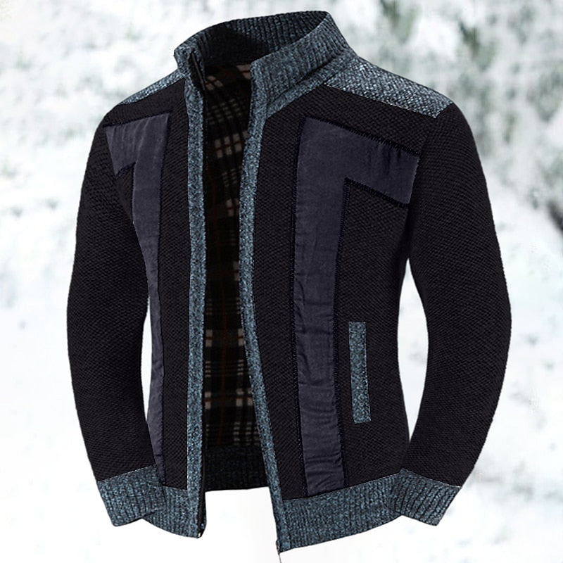 Vest Heren Met Rits | Warmtecomfort & Opstaande Kraag