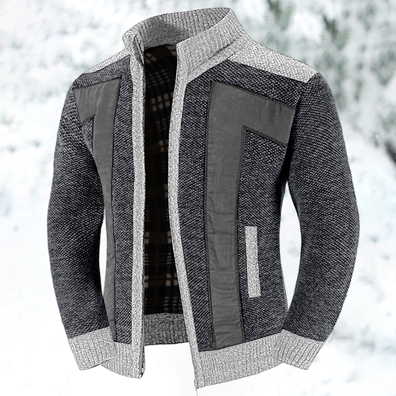 Vest Heren Met Rits | Warmtecomfort & Opstaande Kraag