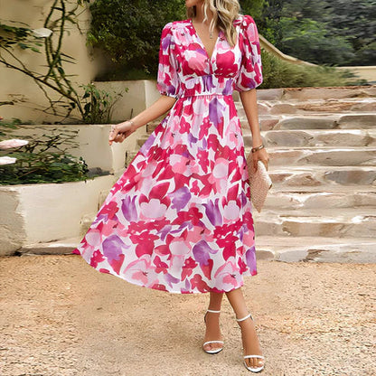 Zonnestraal Bloemenjurk voor Zomerse Elegantie