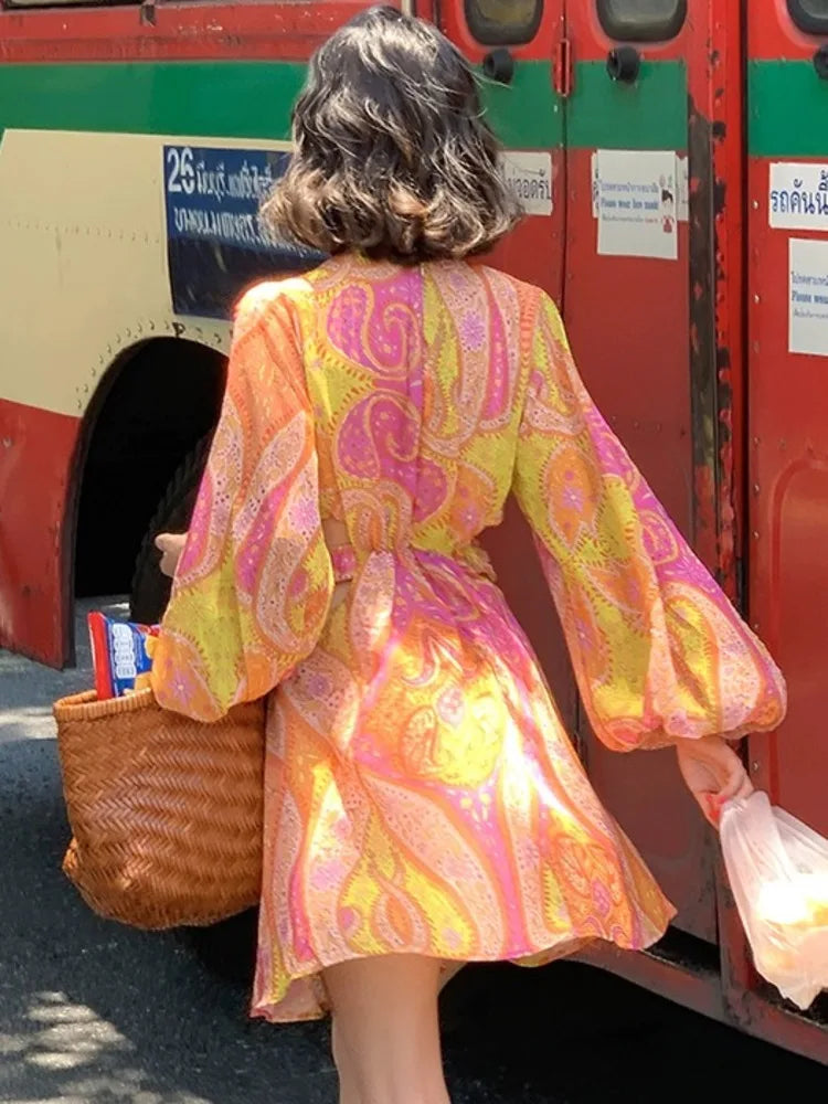Zomerse Bloemen Strandjurk van Zomeroase 2024