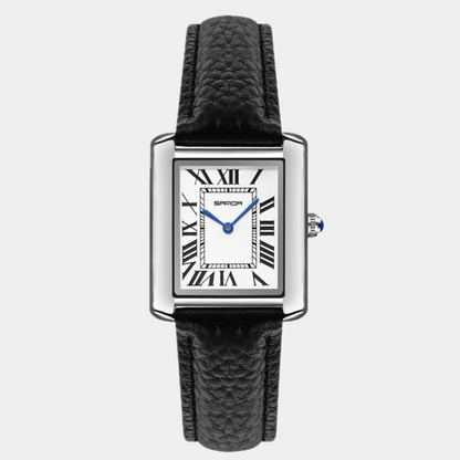 Leren Horloge Vierkant Klassiek Design - Mode Vibes