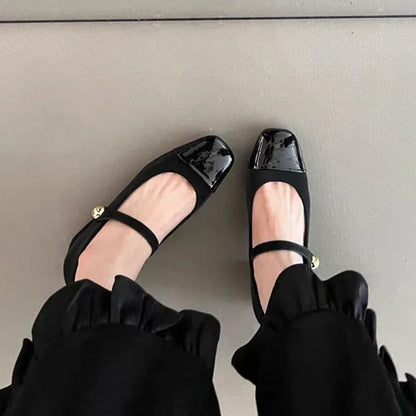 Elegante Vierkante Neus Hoge Hakken voor Vrouwen