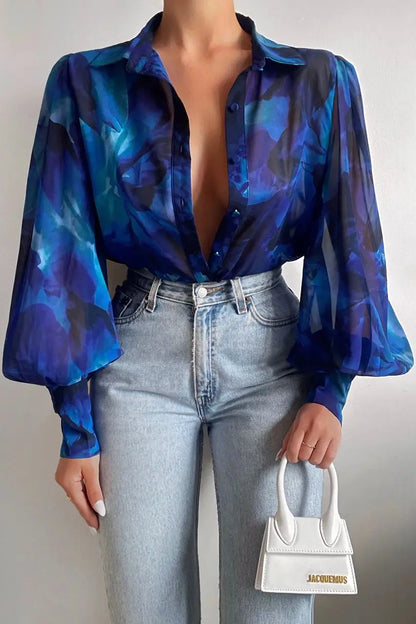 Amélie Couture Vintage Bloemen Blouse