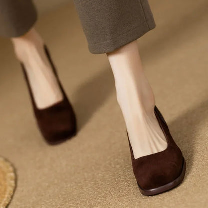 Stijlvolle Voeten Zomer Leren Flats