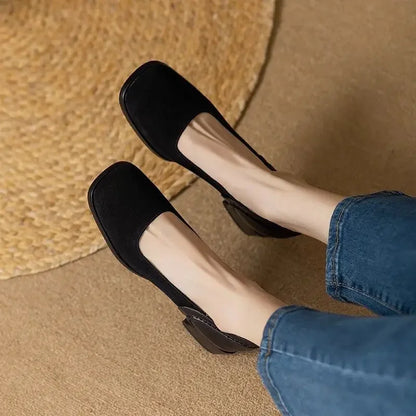 Stijlvolle Voeten Zomer Leren Flats