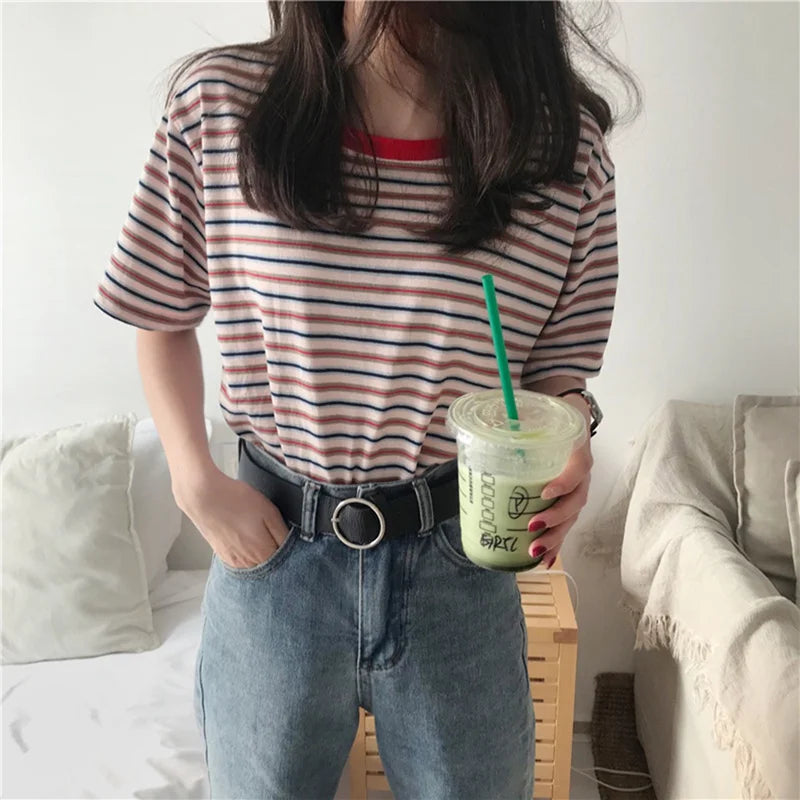 Schitterende Stijl Koreaanse Stijl T-shirt