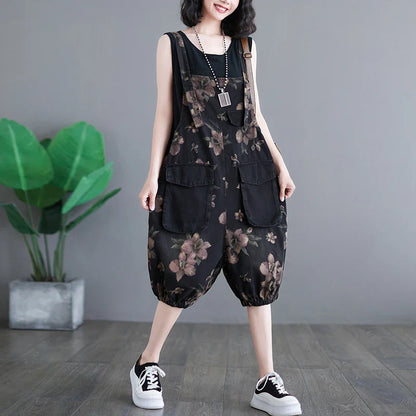 Retro-Chique Bella Dames Vintage Denim Playsuit