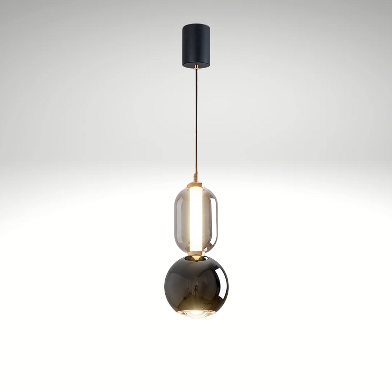 Virel Iron | Glass Pendant Light | Functioneel
