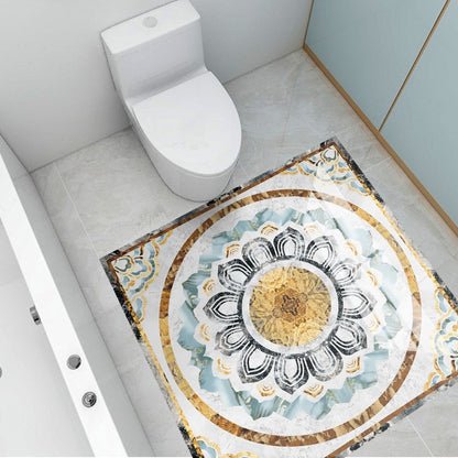 Vloersticker Retro Design voor Woonkamer en Keuken - Mode Vibes