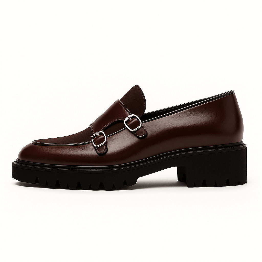 VogeLuxe | Chunky Monk Strap Loafers voor Heren 1