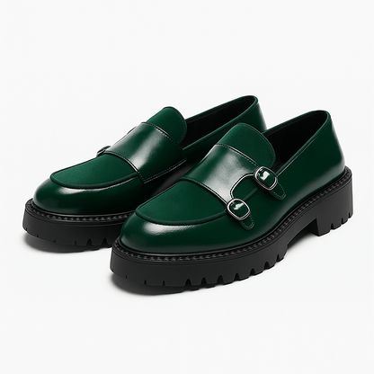 VogeLuxe | Chunky Monk Strap Loafers voor Heren 4