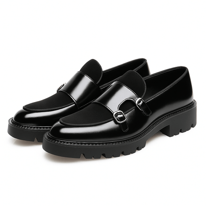 VogeLuxe | Chunky Monk Strap Loafers voor Heren 5