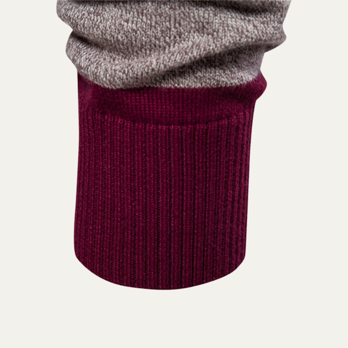 VogeLuxe | Color-Block gebreide polotrui voor heren 4