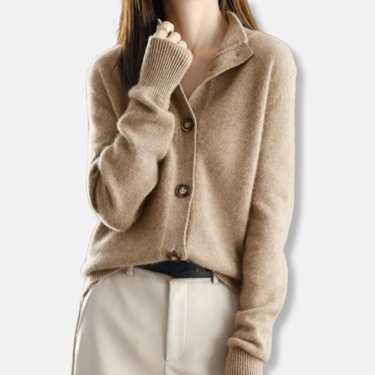 VogeLuxe | Comfortabele cropped cardigan voor dames 0