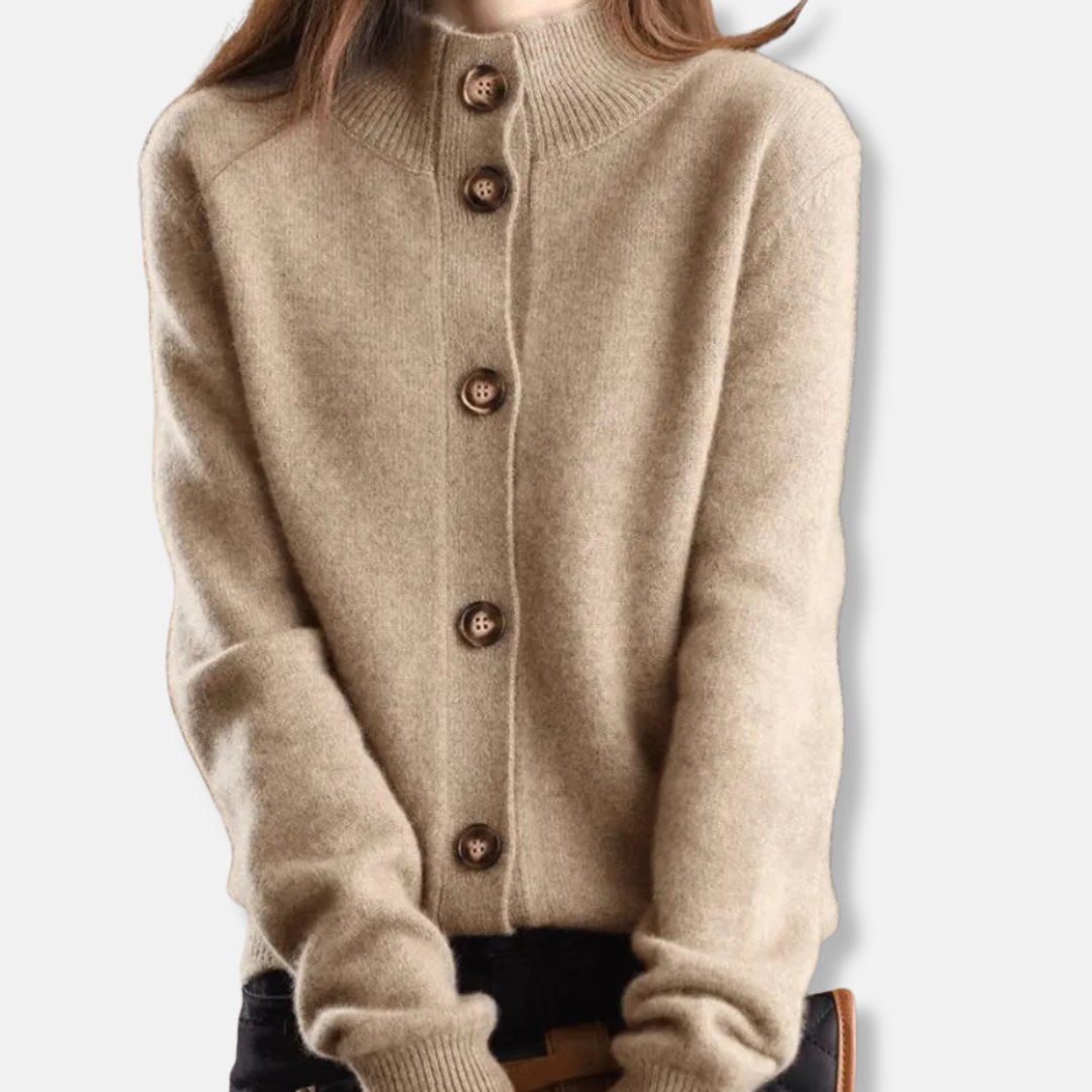 VogeLuxe | Comfortabele cropped cardigan voor dames 1