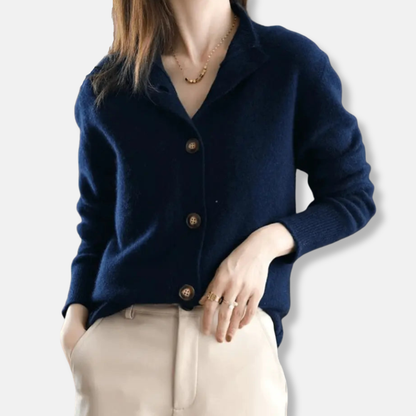 VogeLuxe | Comfortabele cropped cardigan voor dames 5