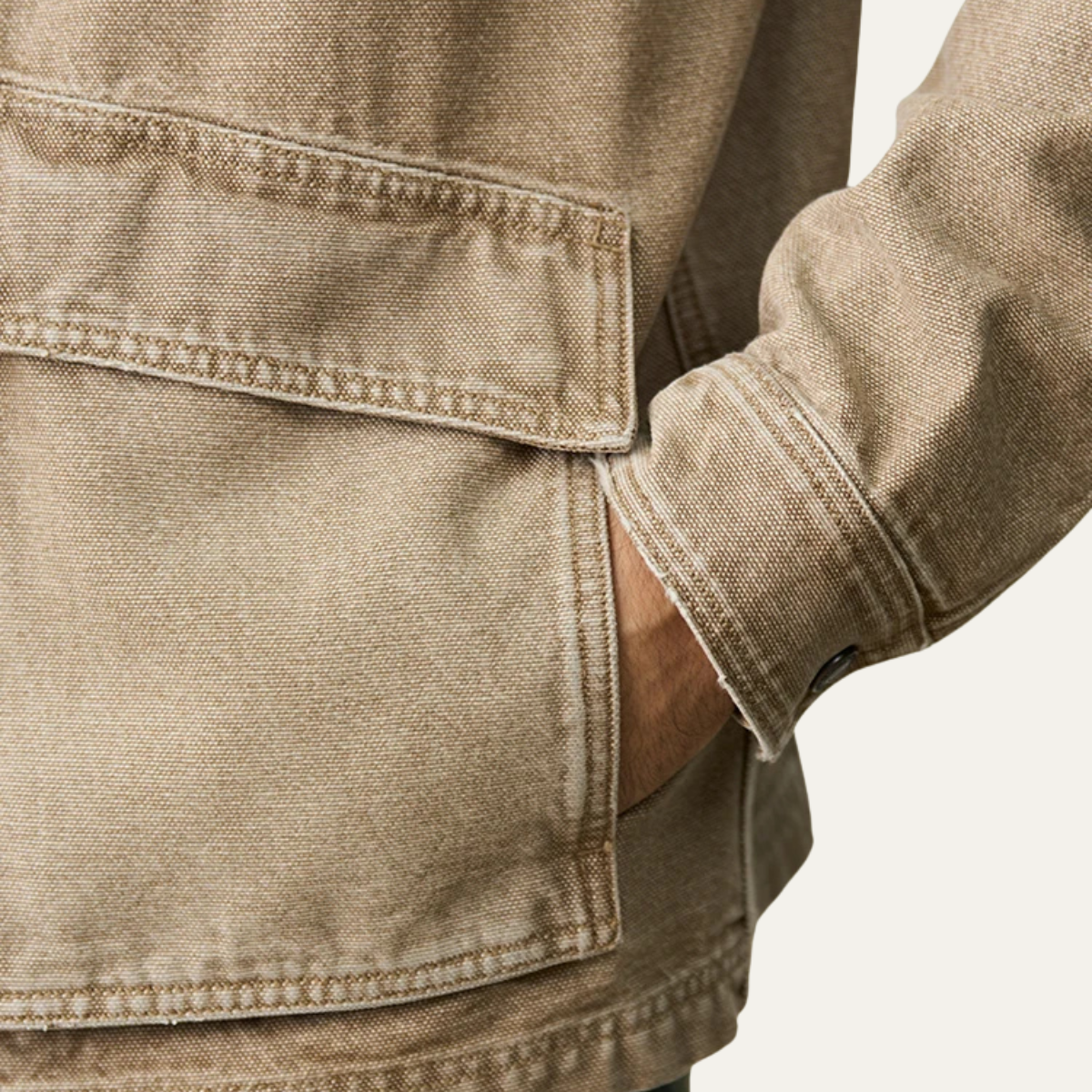 VogeLuxe | Corduroy Utility Truckerjack voor heren 8