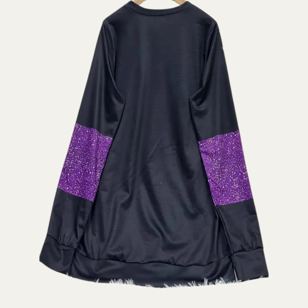 VogeLuxe | Dames Starry Tree Kersttrui 3