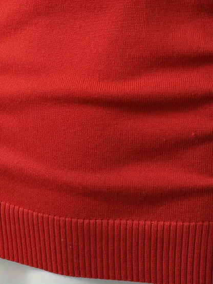 VogeLuxe | Fair Isle Rendier Color-Block Trui voor Heren 6