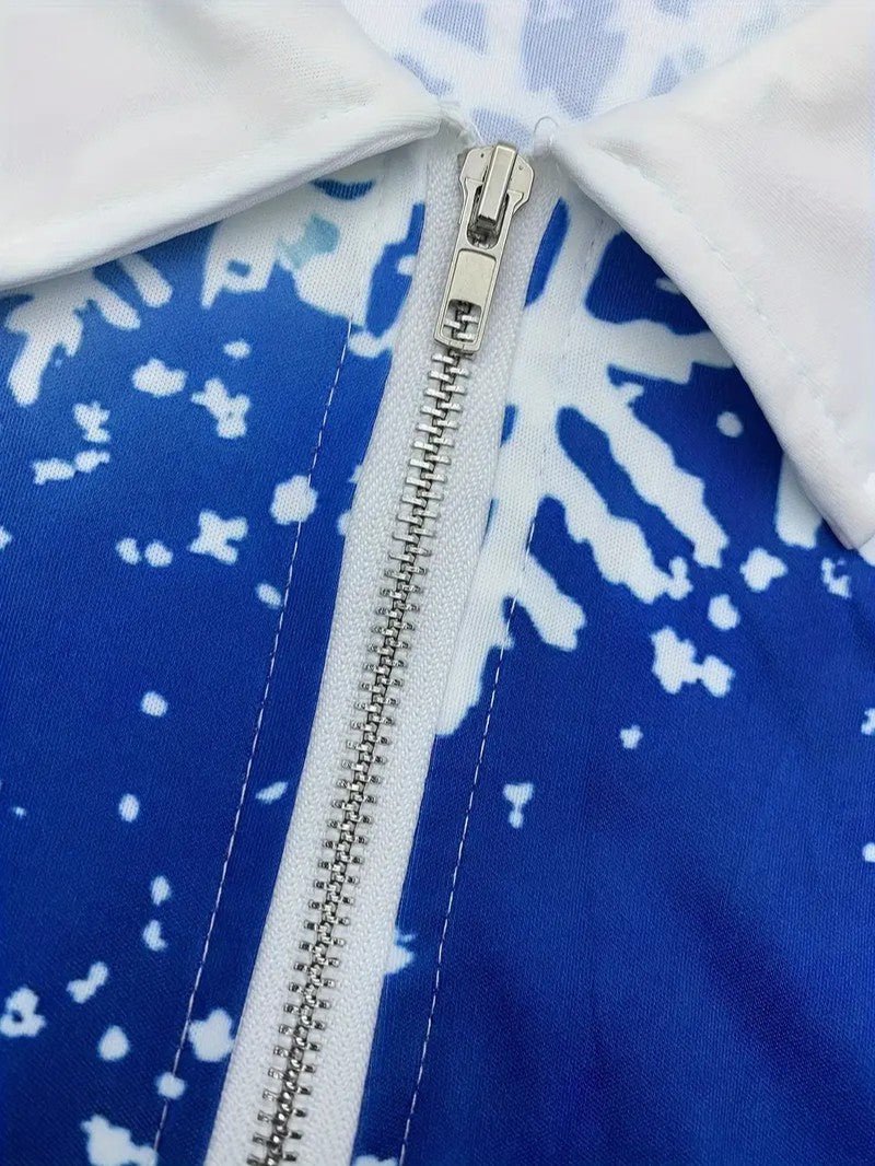 VogeLuxe | Feestelijke Gnome-kerstpolo met kwartrits voor heren 3